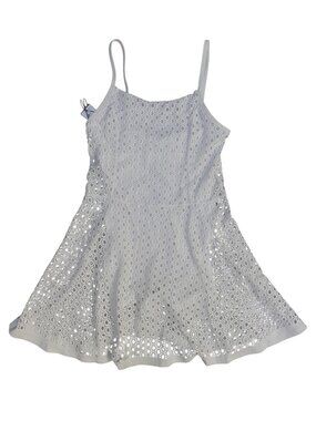 GIGI C Lenox Tennis Dress in White size M Women's sporty dress summer NWT